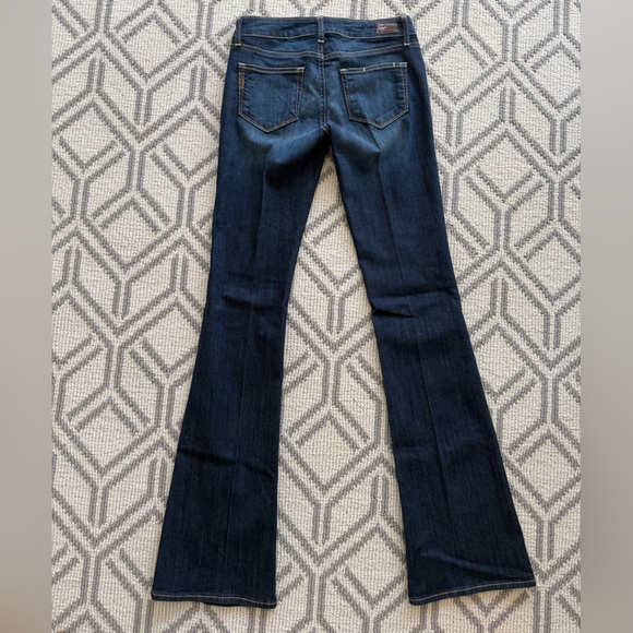 PAIGE Canyon Boot Dark Blue Flare Jeans - Picture 3 of 10